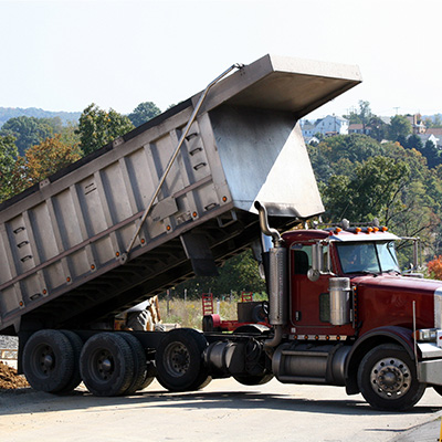 Photograph of dump truck